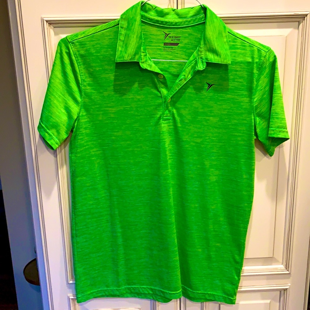 Old Navy Active Go-Dry green polo  shirt